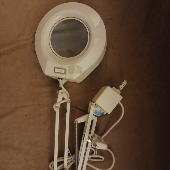 Vtg UL Underwriters Laboratories Magnifying Clamp Lamp E69307 Medical Task Light - Picture 5 of 6